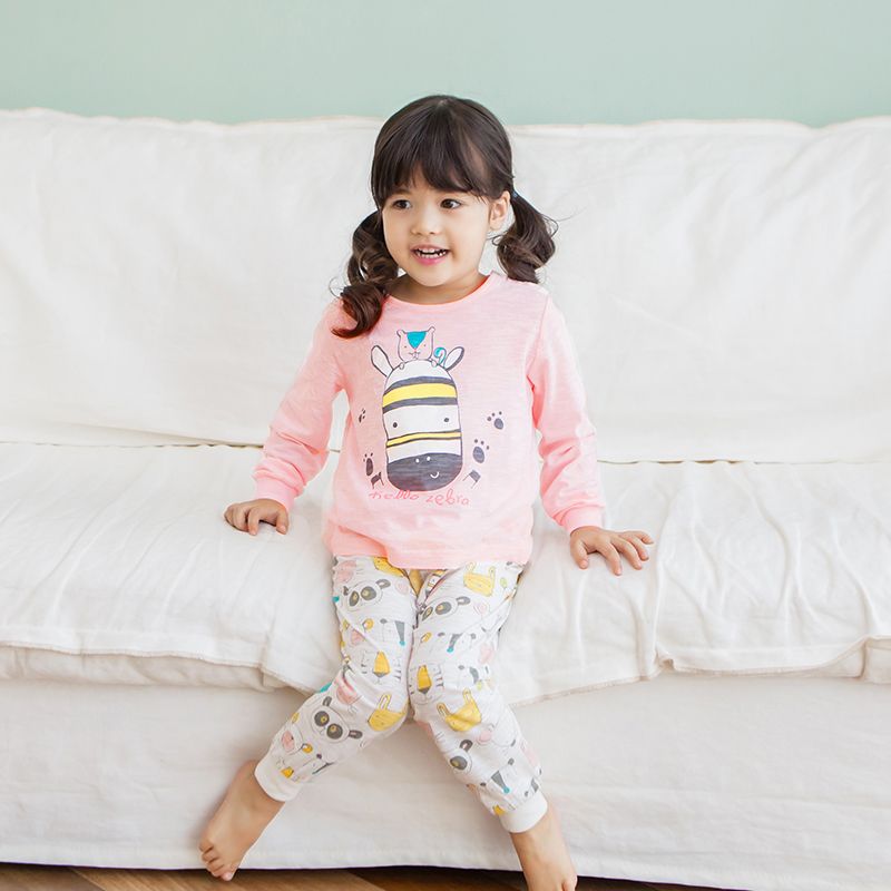 Bộ đồ dài cotton mịn bé gái U1059