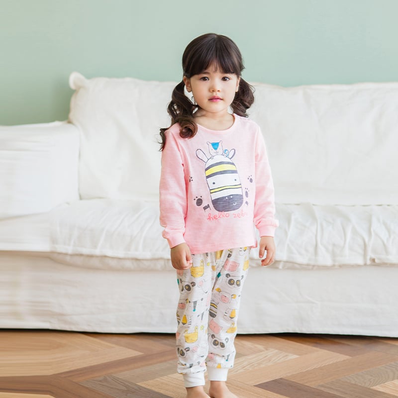 Bộ đồ dài cotton mịn bé gái U1059