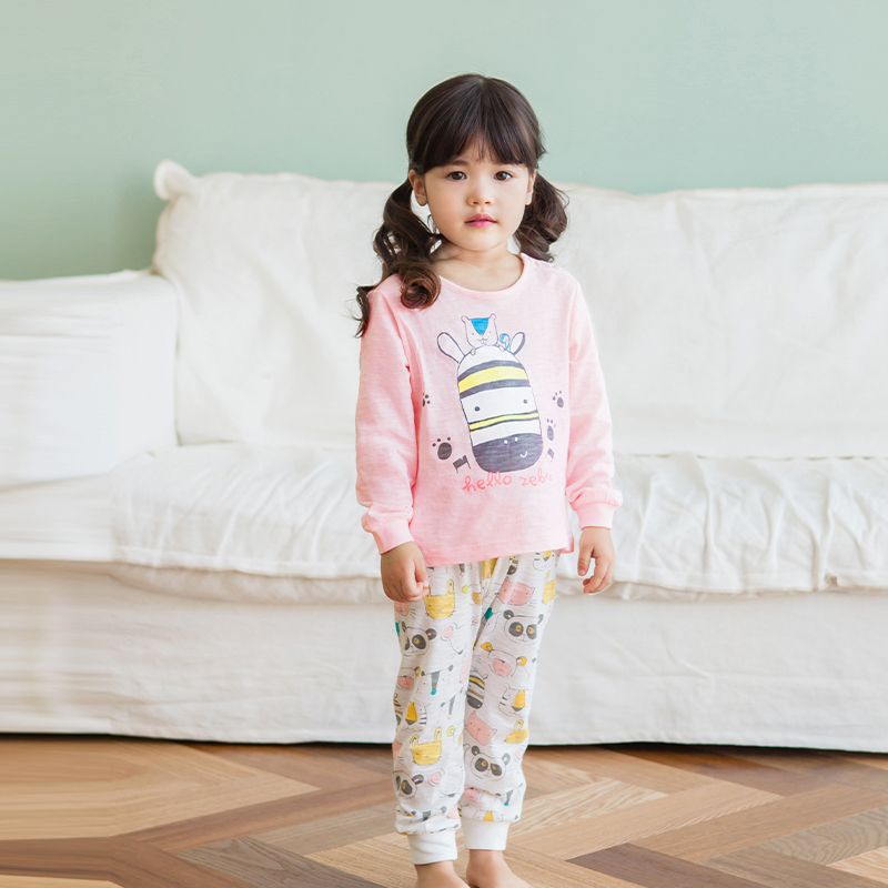 Bộ đồ dài cotton mịn bé gái U1059