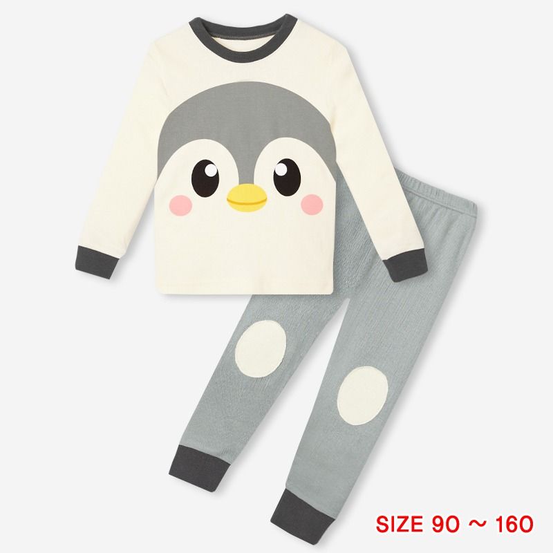 Bộ đồ dài dáng ôm cotton mịn bé gái U1087