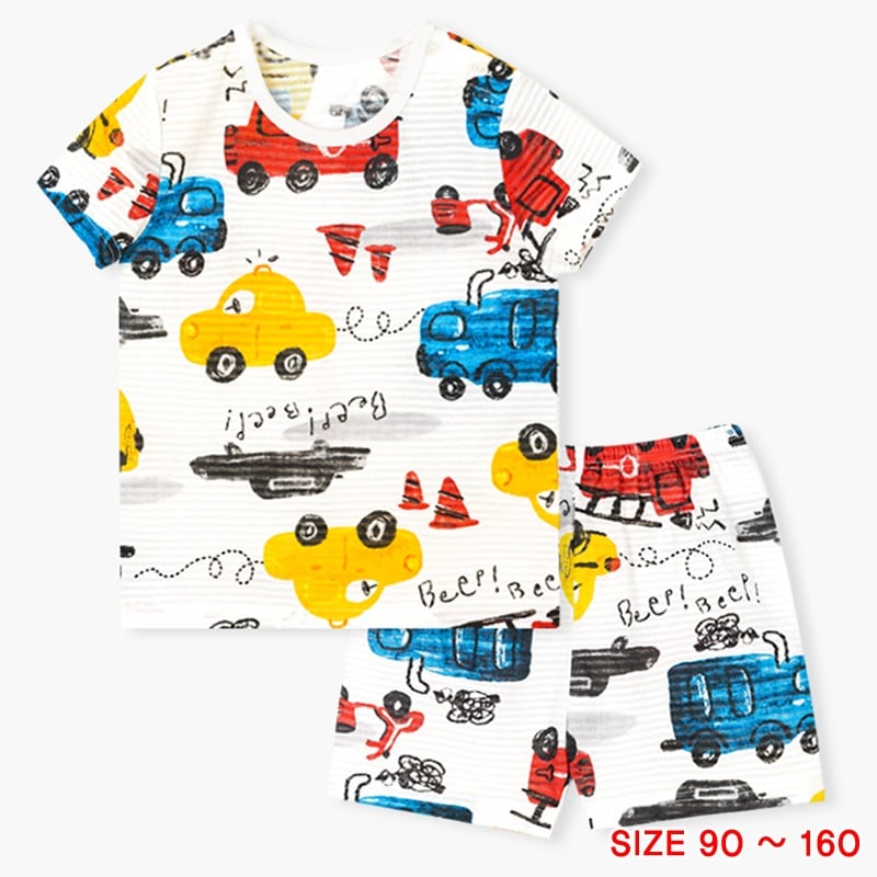 [Lẻ size] Bộ đồ ngắn cotton cho bé trai và bé gái lẻ size U8002