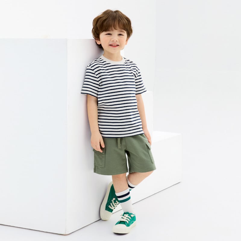 Quần short vải cotton spandex bé trai và bé gái U950B