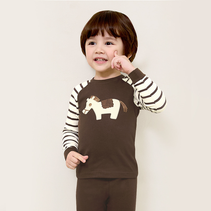 Bộ đồ dài dáng ôm cotton mịn bé trai và bé gái U1215