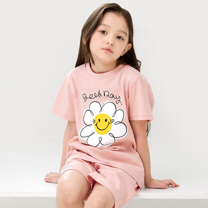 Bộ đồ ngắn cotton mịn bé gái U3131
