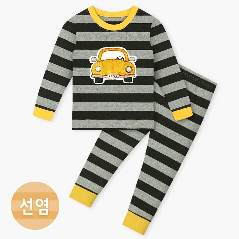 Bộ đồ dài dáng ôm cotton mịn bé trai U1200