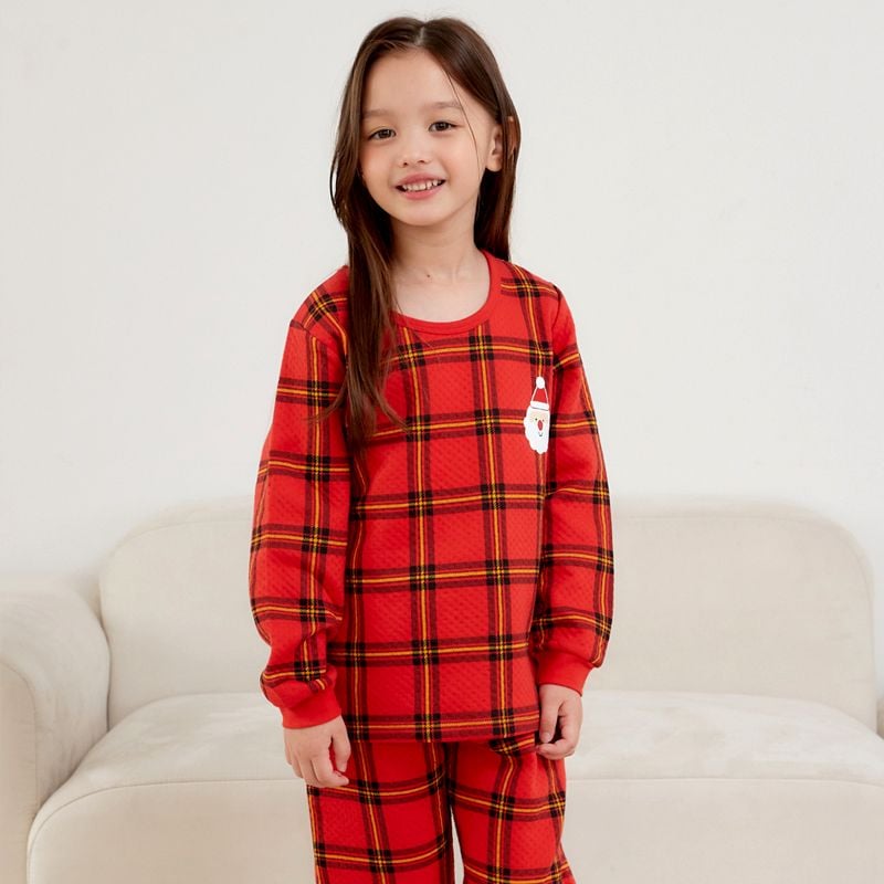 Bộ đồ dài chần bông 3 lớp cho bé trai và bé gái U1170