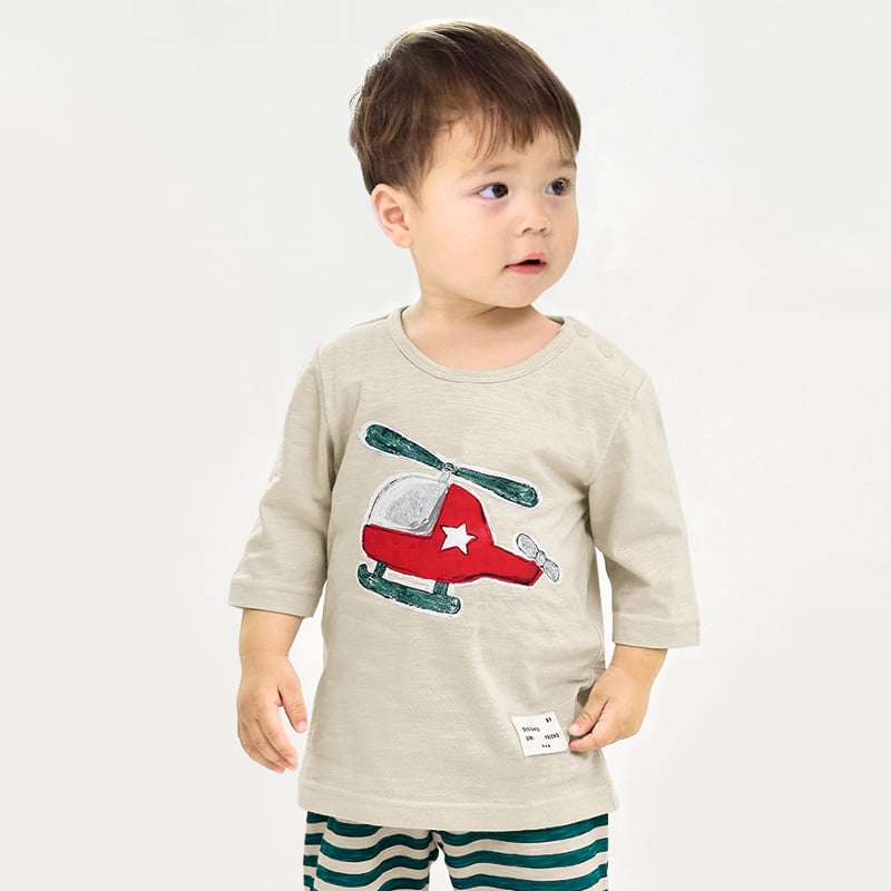 Bộ đồ lửng cotton mịn bé trai U2108
