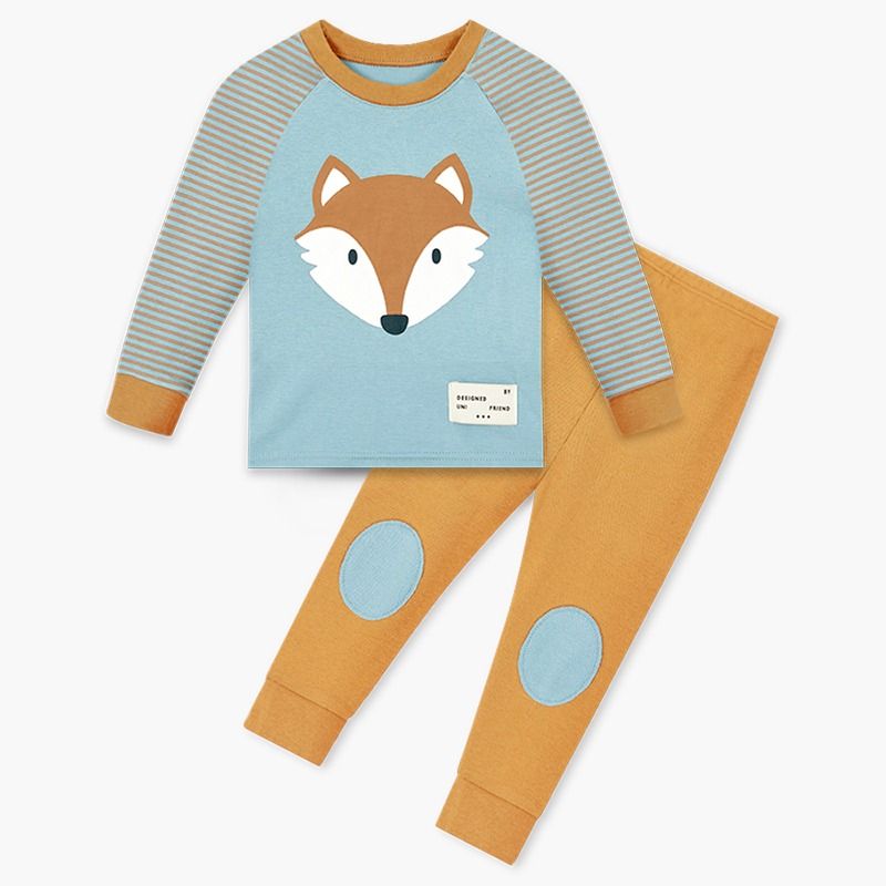 Bộ đồ dài dáng ôm cotton mịn bé gái và bé trai U1148