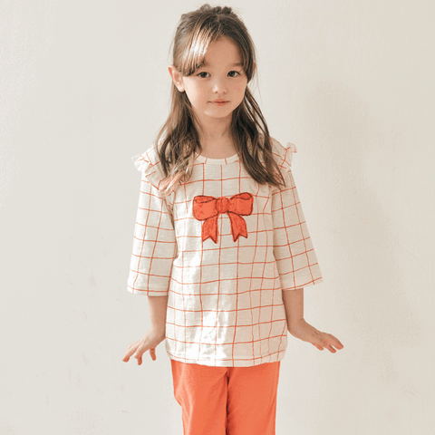 [Lẻ size] Bộ đồ lửng cotton giấy & mịn cho bé trai và bé gái lẻ size U8003