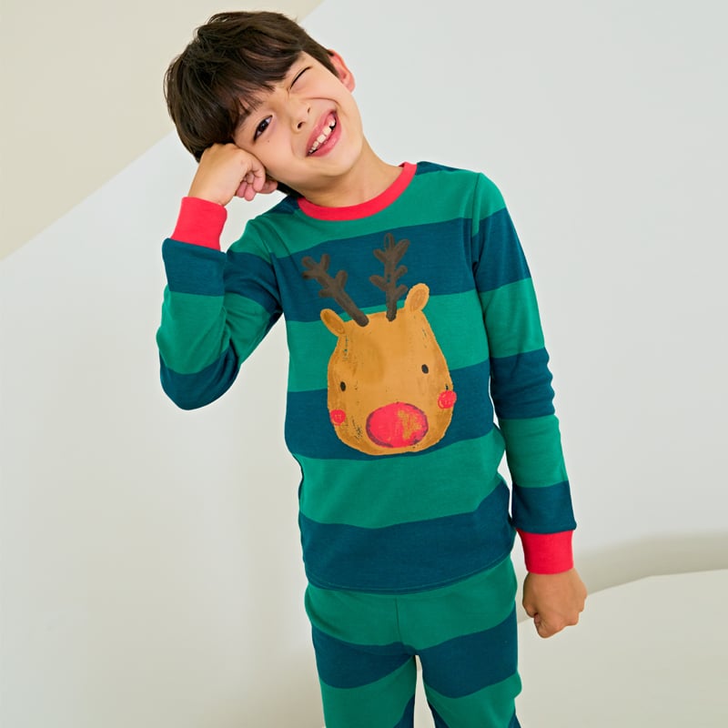 Bộ đồ dài dáng ôm cotton mịn bé trai U1107
