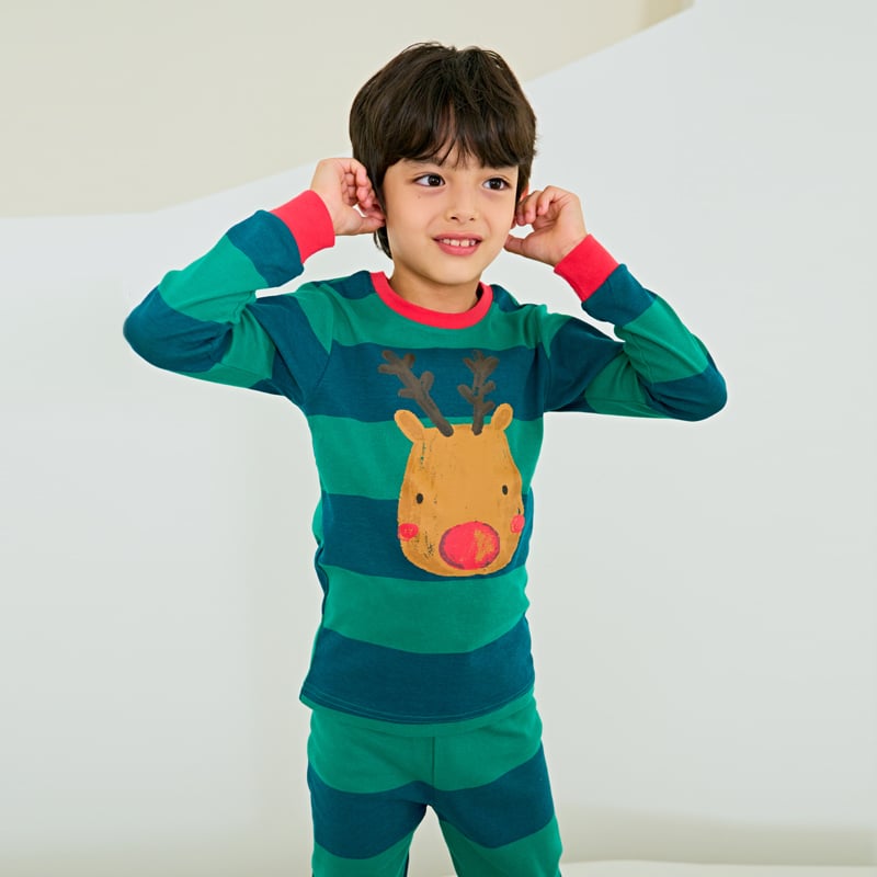 Bộ đồ dài dáng ôm cotton mịn bé trai U1107