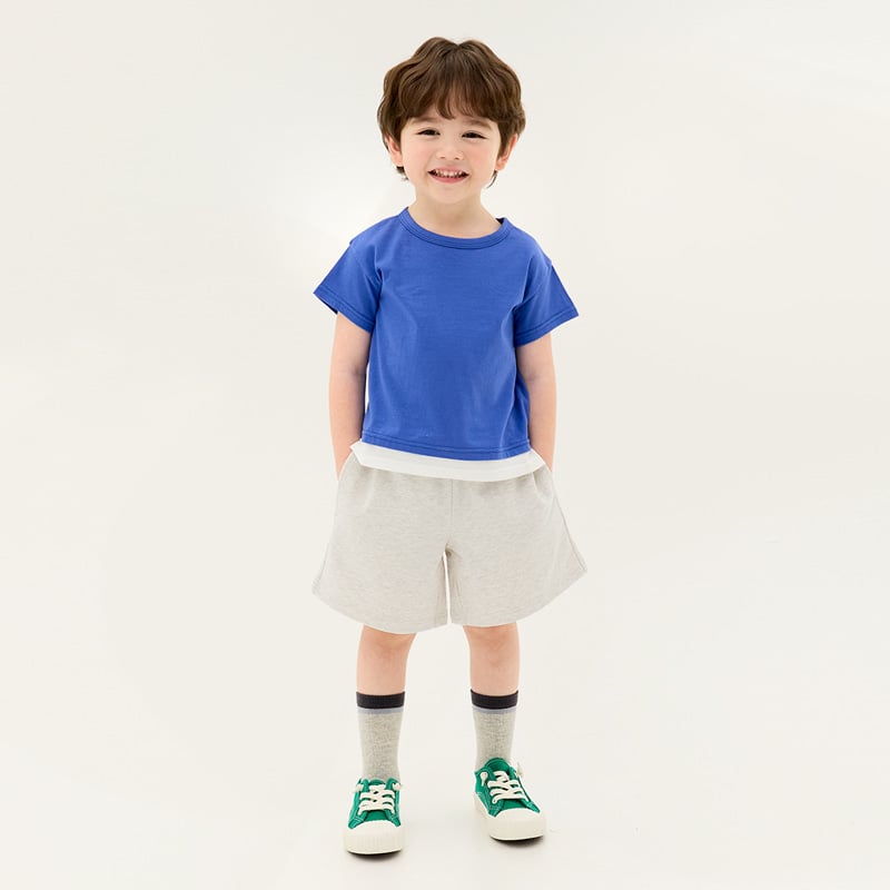 Quần short vải cotton spandex bé trai và bé gái U950C