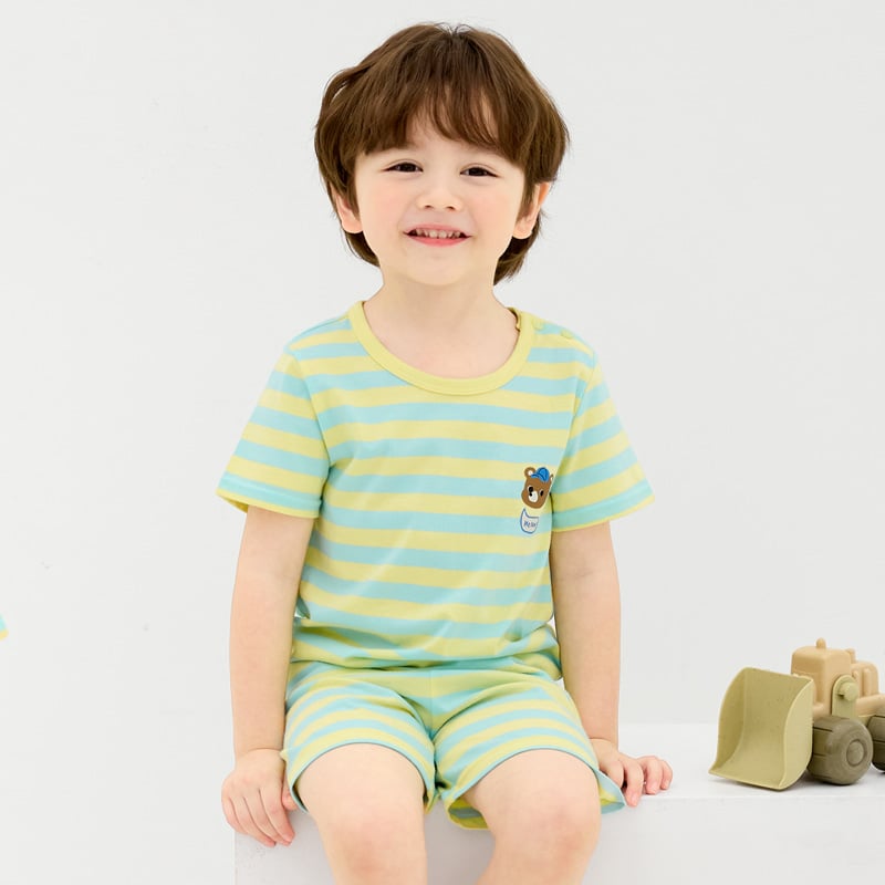 Bộ đồ ngắn cotton mịn bé trai U3200