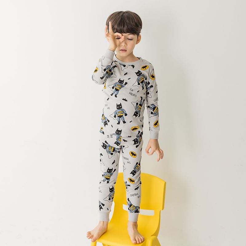 Bộ đồ dài dáng ôm cotton mịn bé trai U1154