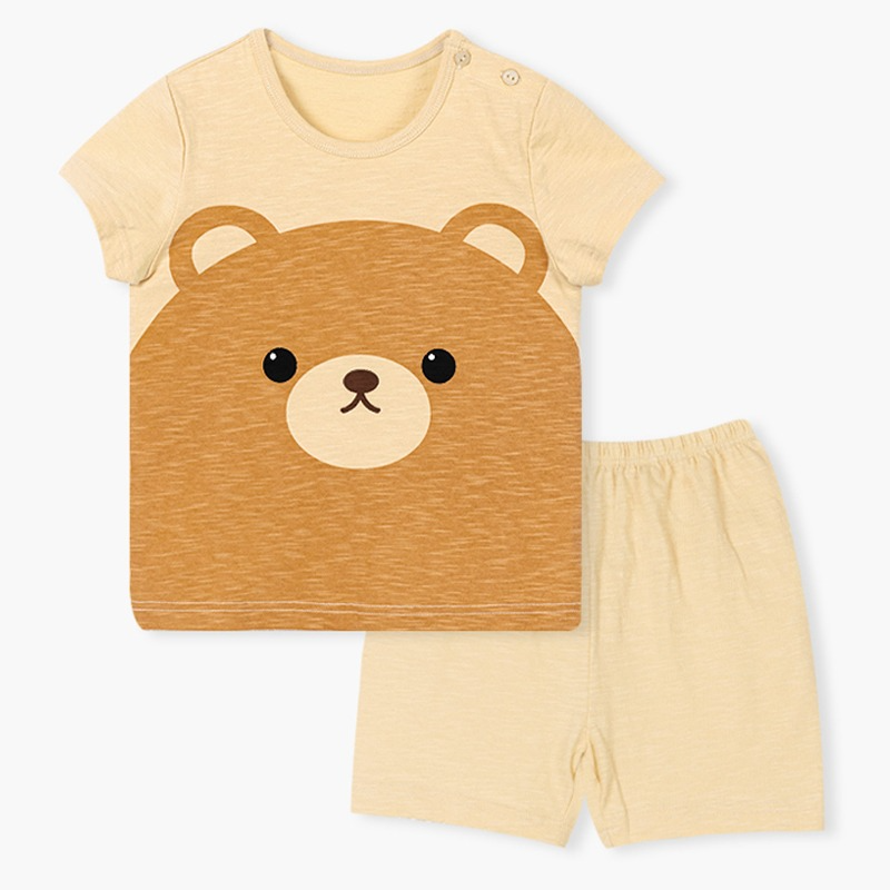 [Lẻ size] Bộ đồ ngắn cotton cho bé trai và bé gái lẻ size U8002