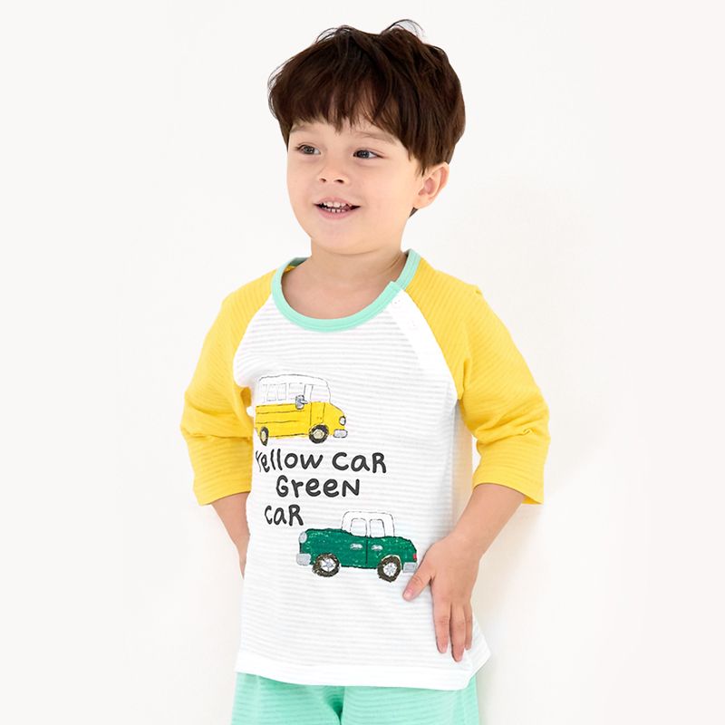 Bộ đồ lửng cotton giấy bé trai U2105