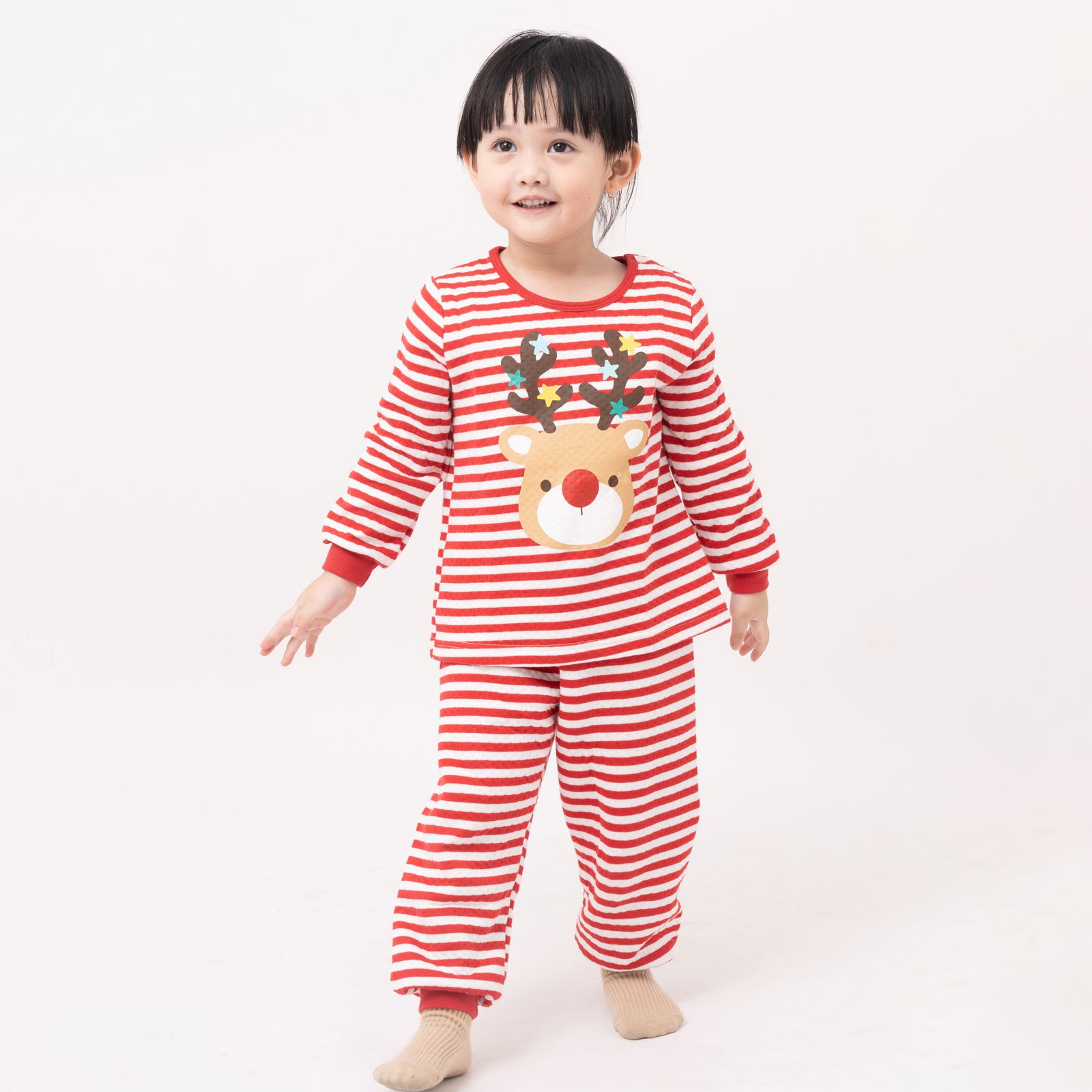 Bộ đồ dài chần bông 3 lớp cho bé trai và bé gái U1168