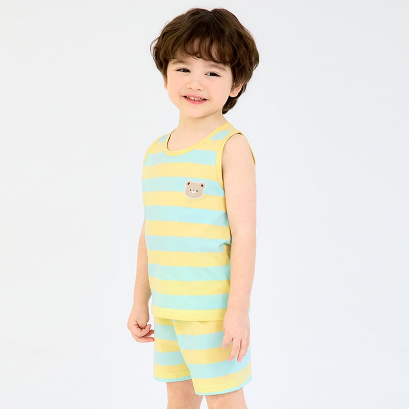 Bộ đồ ba lỗ cotton mịn bé trai và bé gái U4092