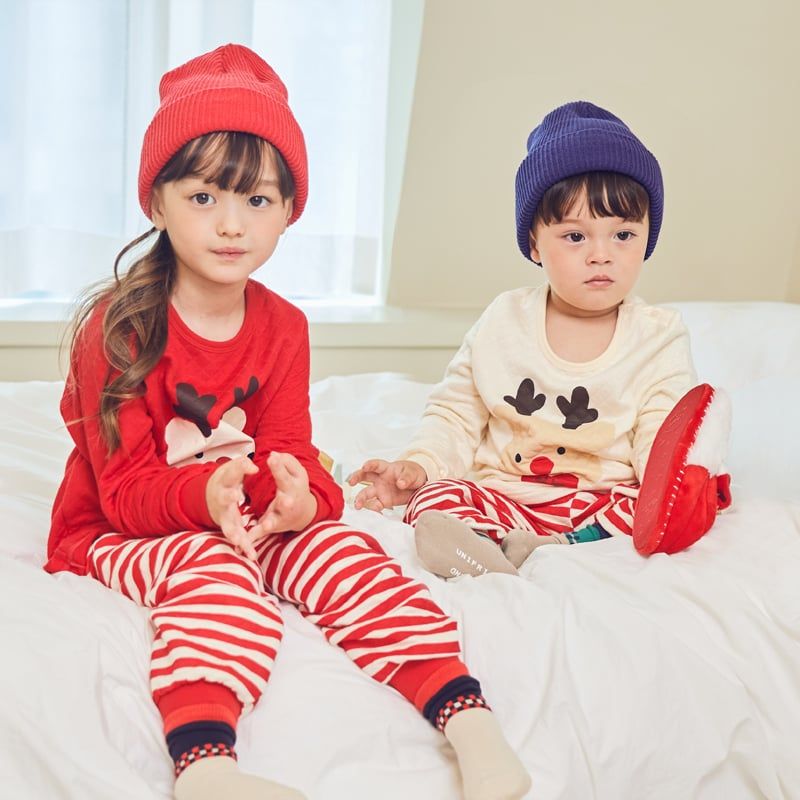 Bộ đồ dài chần bông 3 lớp cho bé trai và bé gái U1103