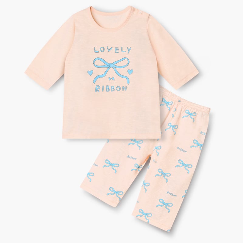 Bộ đồ lửng cotton mịn bé gái U2137