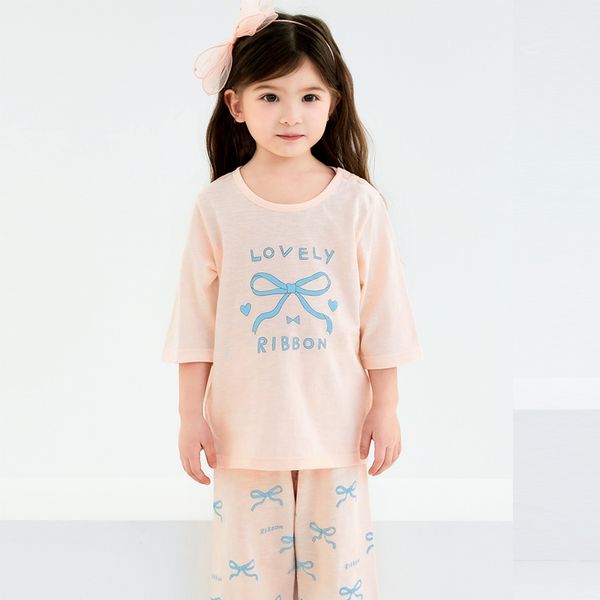 Bộ đồ lửng cotton mịn bé gái U2137