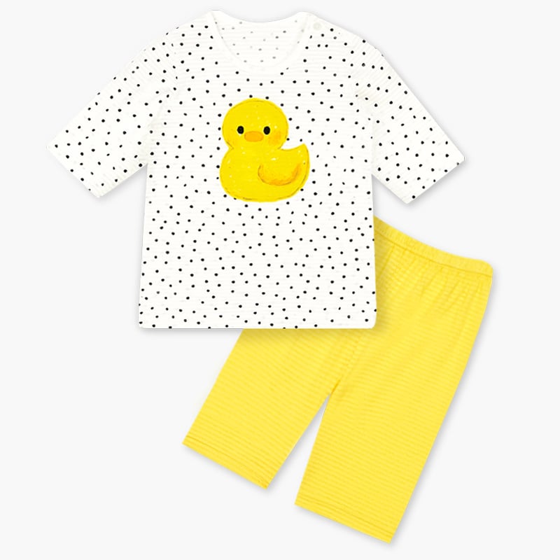 Bộ đồ lửng cotton giấy bé gái U2106