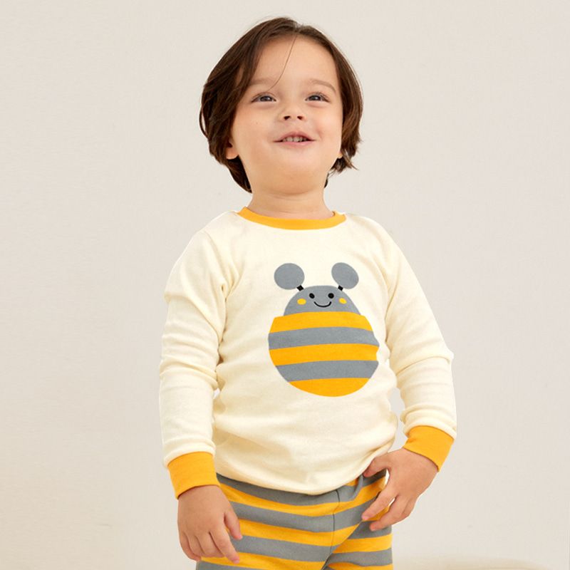 Bộ đồ dài dáng ôm cotton mịn bé gái và bé trai U1146