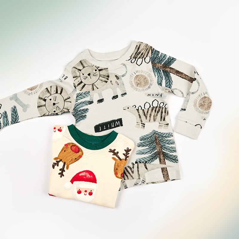 Bộ đồ dài dáng ôm cotton mịn bé trai U1074