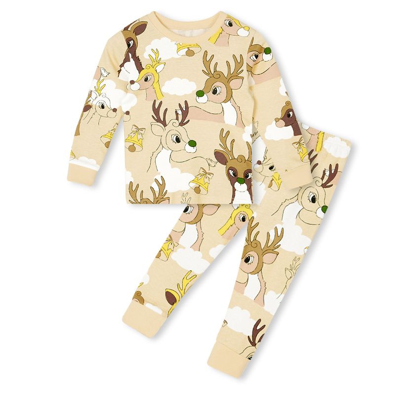 Bộ đồ dài dáng ôm cotton mịn bé gái U1076