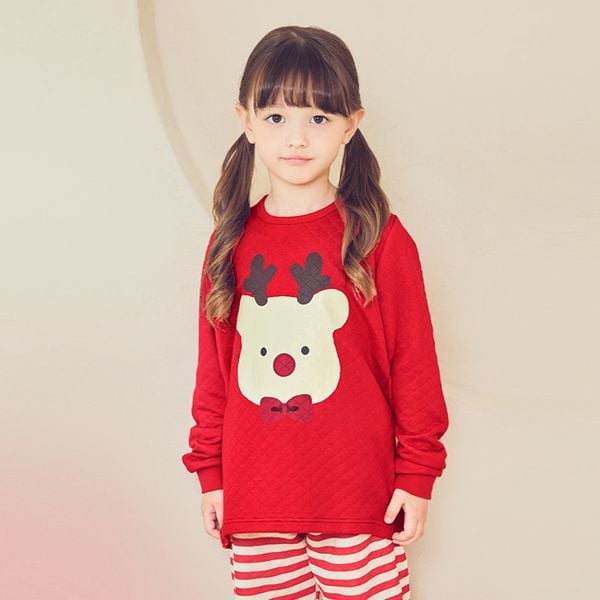 Bộ đồ dài chần bông 3 lớp cho bé trai và bé gái U1103