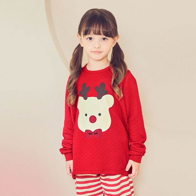 Bộ đồ dài chần bông 3 lớp cho bé trai và bé gái U1103