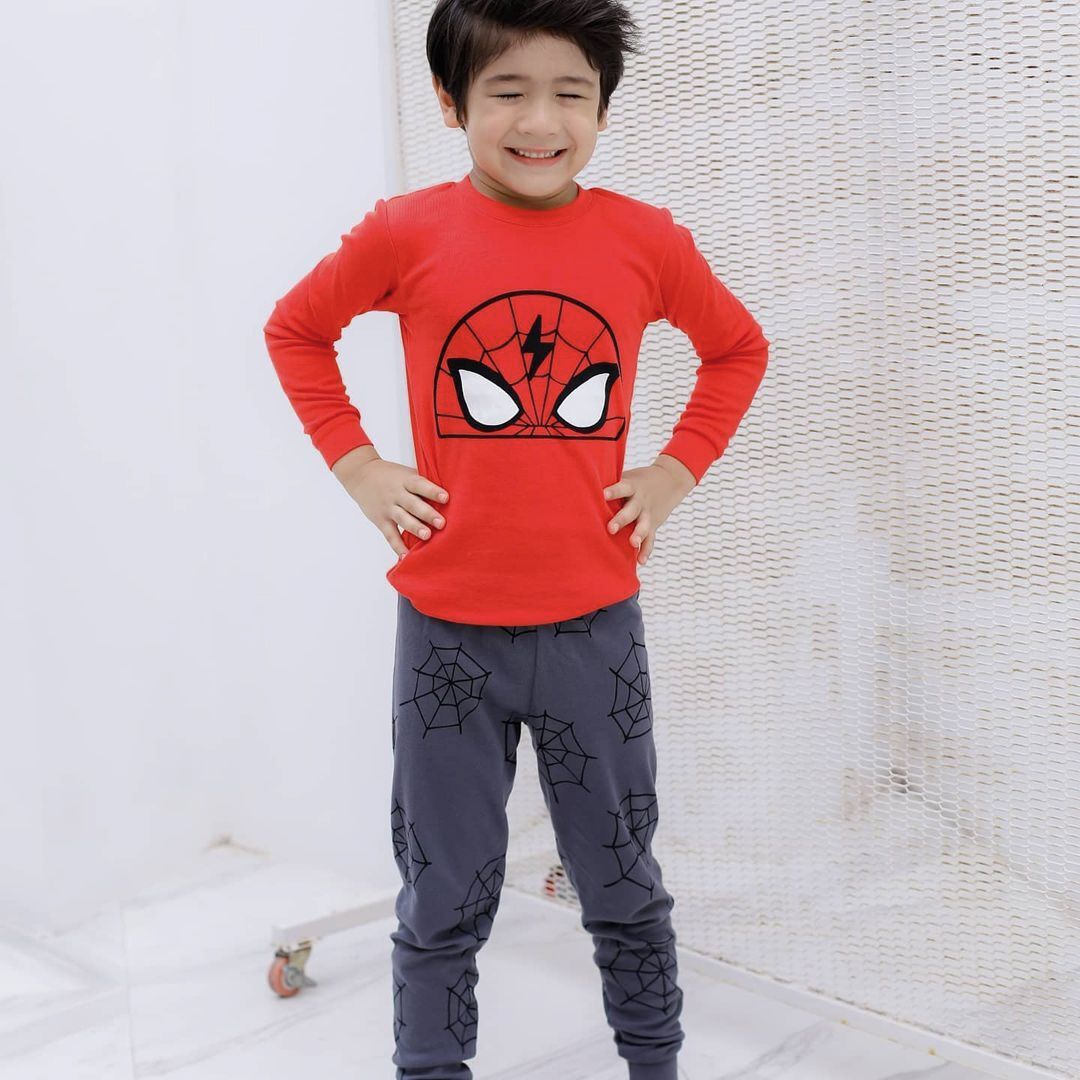 Bộ đồ dài dáng ôm cotton mịn bé trai U1090