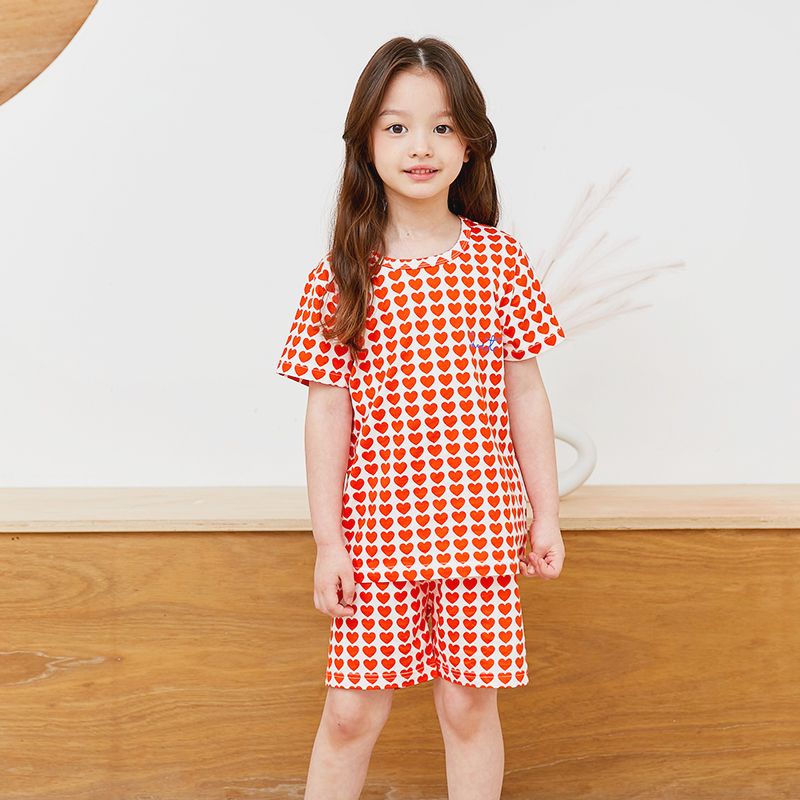 Bộ đồ ngắn cotton mịn bé gái U3124