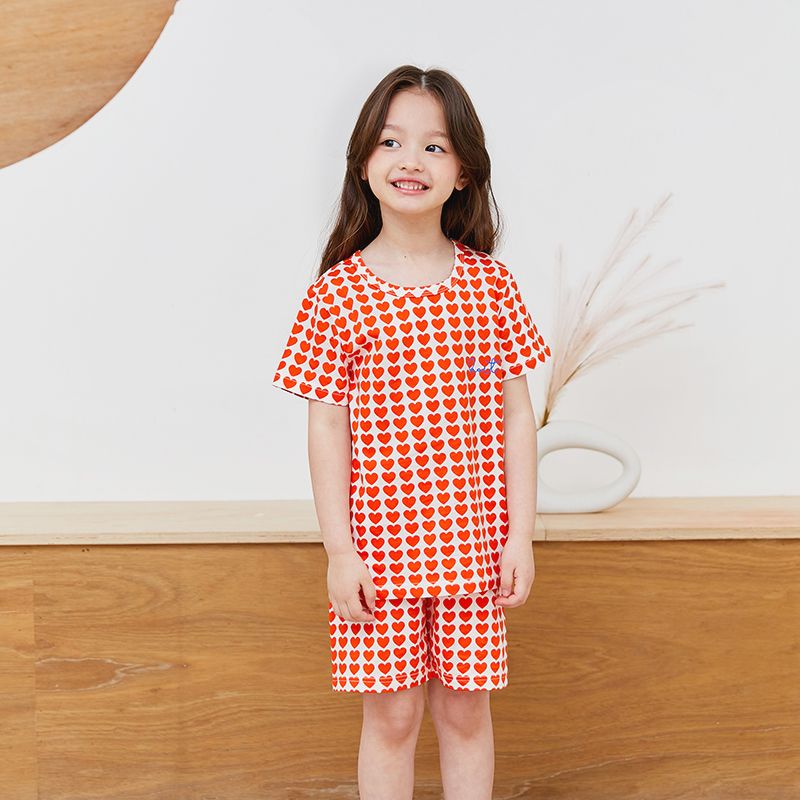 Bộ đồ ngắn cotton mịn bé gái U3124