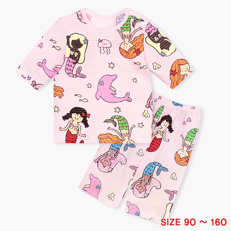 [Lẻ size] Bộ đồ lửng cotton cho bé trai và bé gái lẻ size U8011