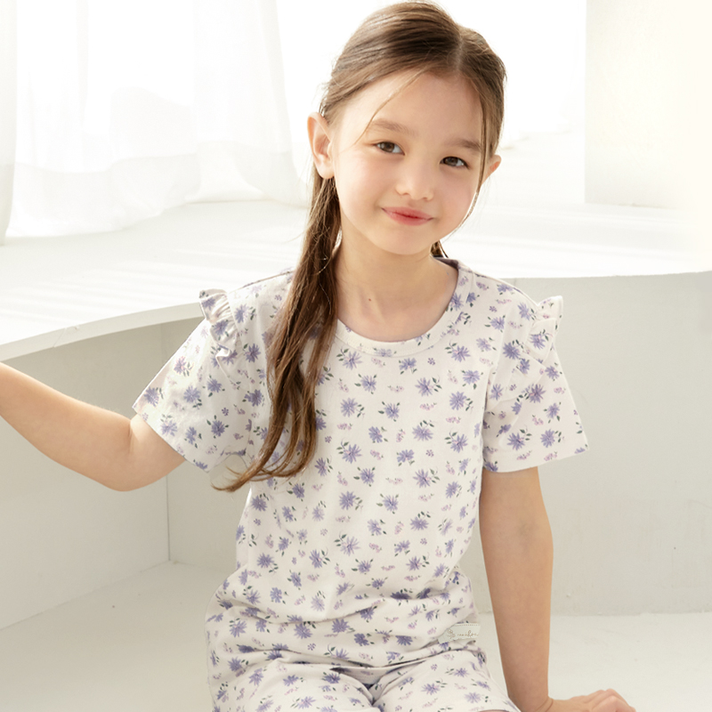 Bộ đồ ngắn cotton mịn bé gái U3177