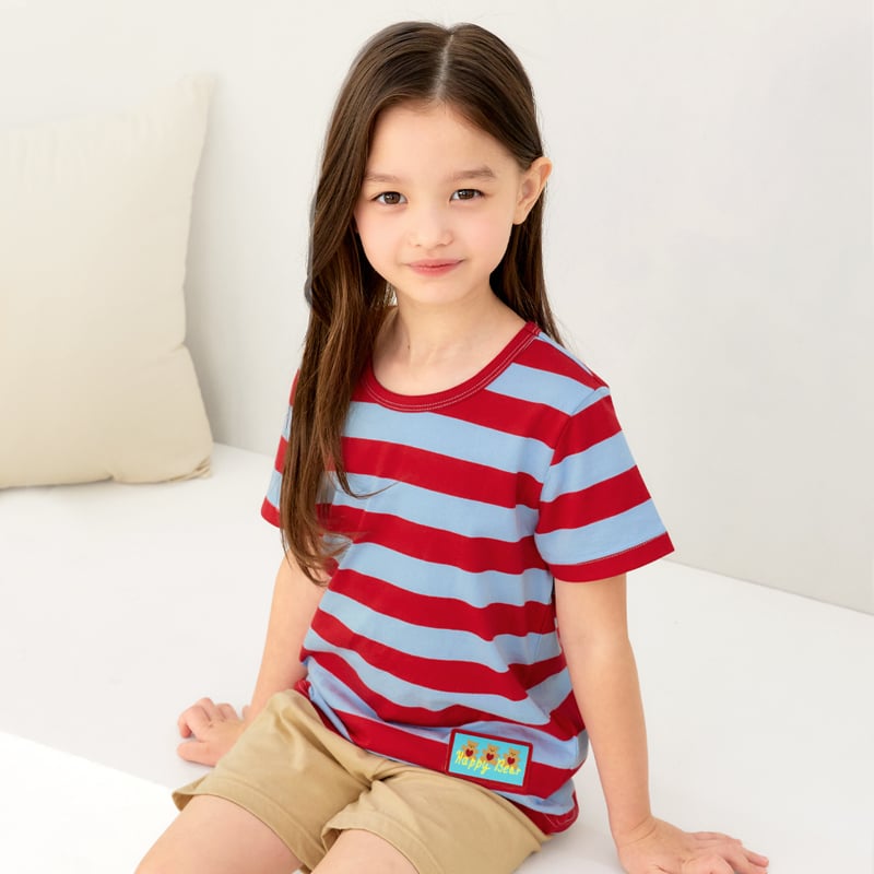 Bộ đồ ngắn cotton mịn bé gái và bé trai U3174