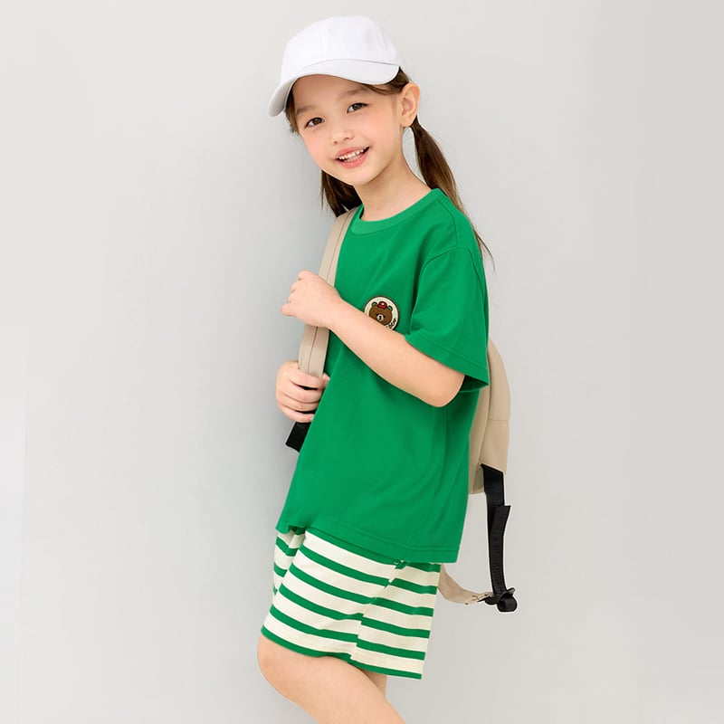 Bộ đồ ngắn cotton mịn bé trai và bé gái U3158