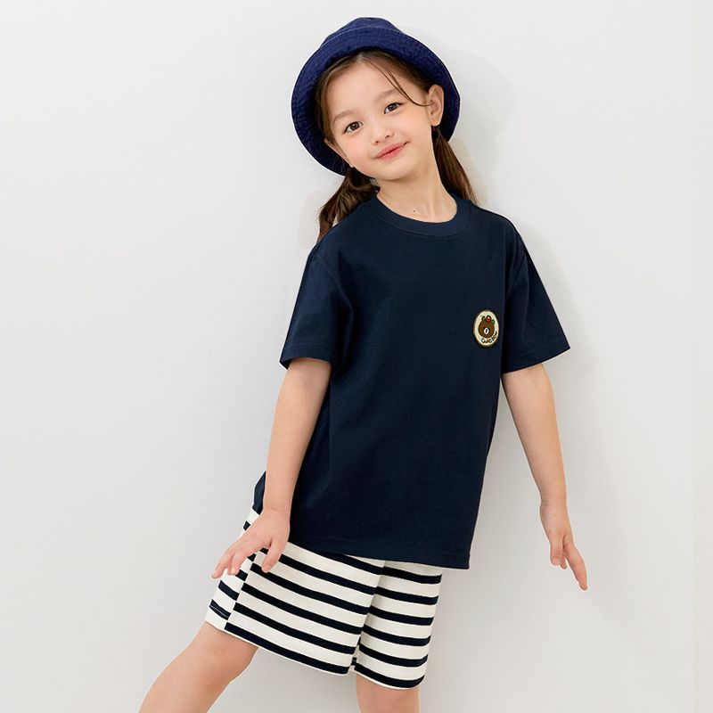 Bộ đồ ngắn cotton mịn bé trai và bé gái U3159