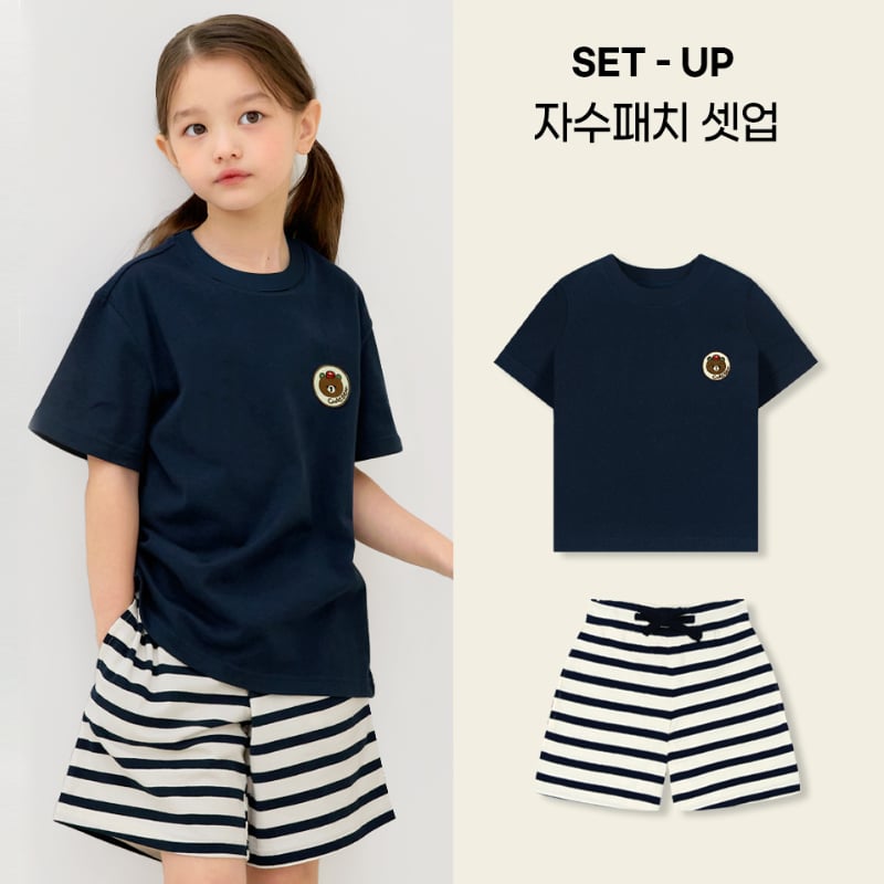 Bộ đồ ngắn cotton mịn bé trai và bé gái U3159