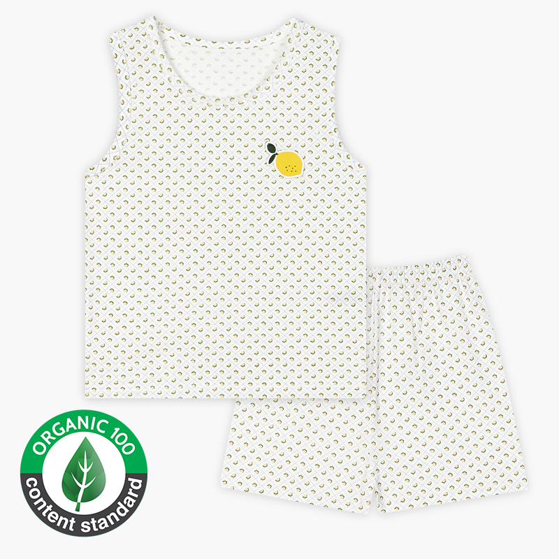 Bộ đồ ba lỗ cotton mịn bé gái và bé trai U4088