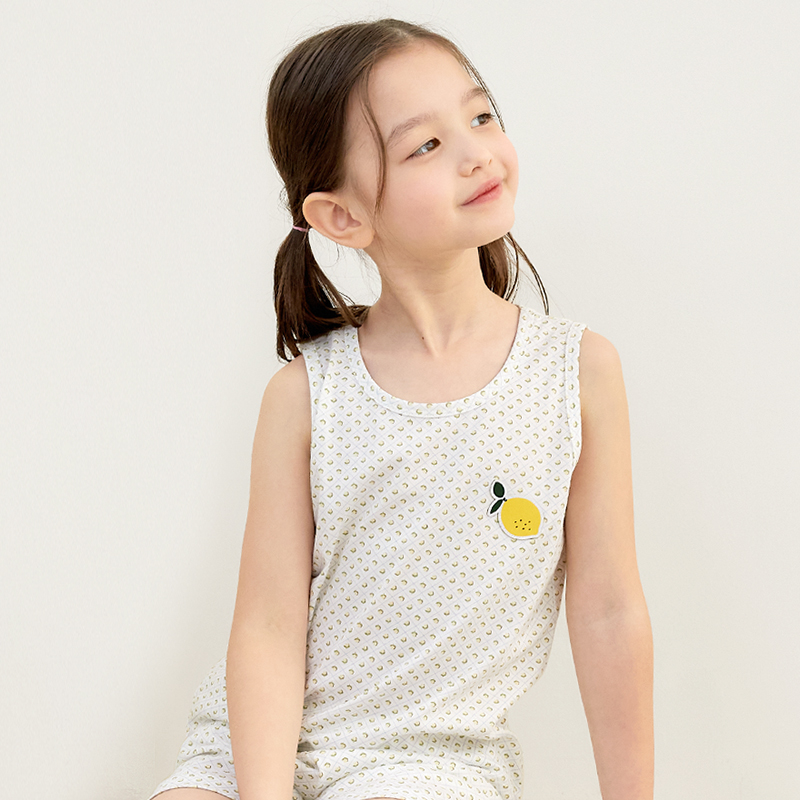 Bộ đồ ba lỗ cotton mịn bé gái và bé trai U4088