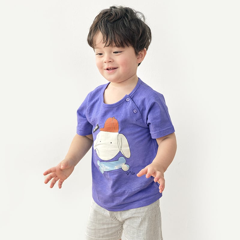 Bộ đồ ngắn cotton mịn bé trai U3107