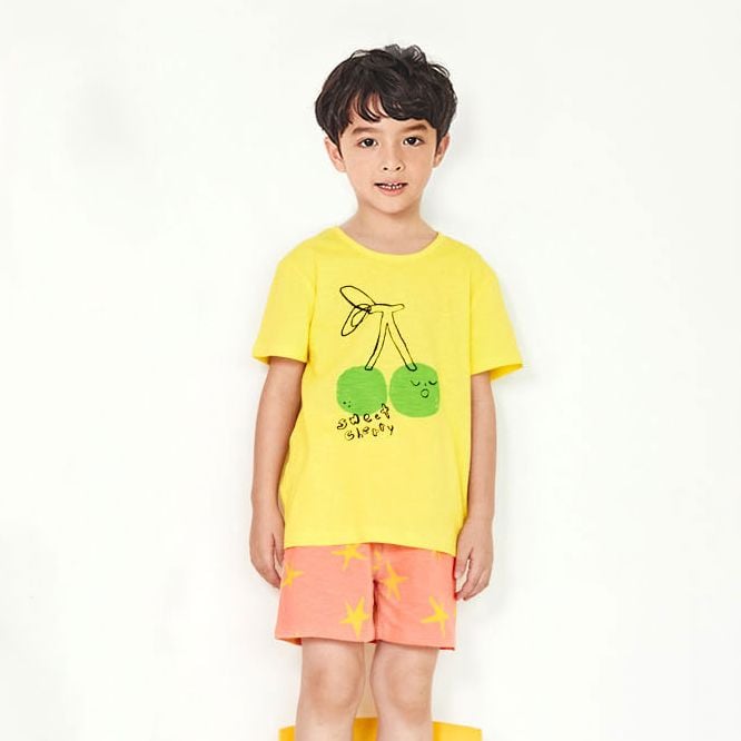 [Lẻ size] Bộ đồ ngắn cotton cho bé trai và bé gái lẻ size U8010