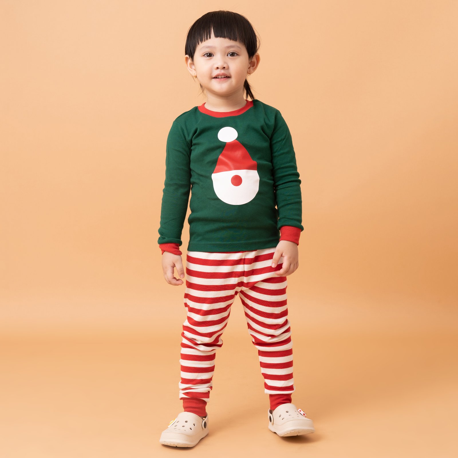 Bộ đồ dài dáng ôm cotton mịn bé trai và bé gái U1158