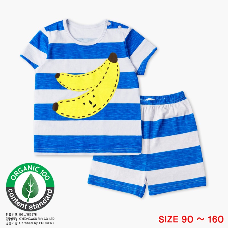 Bộ đồ ngắn cotton mịn bé trai U3033