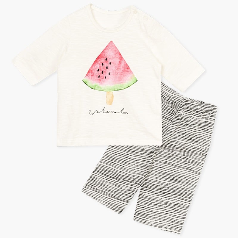 [Lẻ size] Bộ đồ lửng cotton cho bé trai và bé gái lẻ size U8011