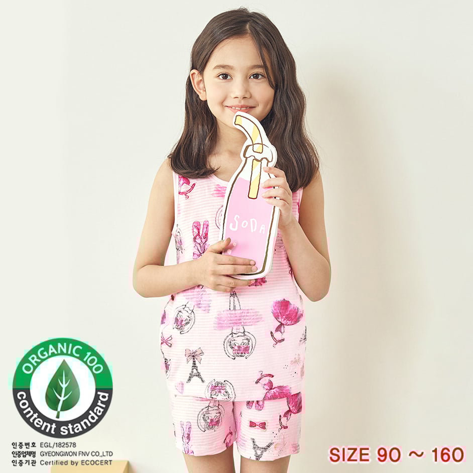 [Lẻ size] Bộ đồ ba lỗ cotton cho bé trai và bé gái lẻ size U8009
