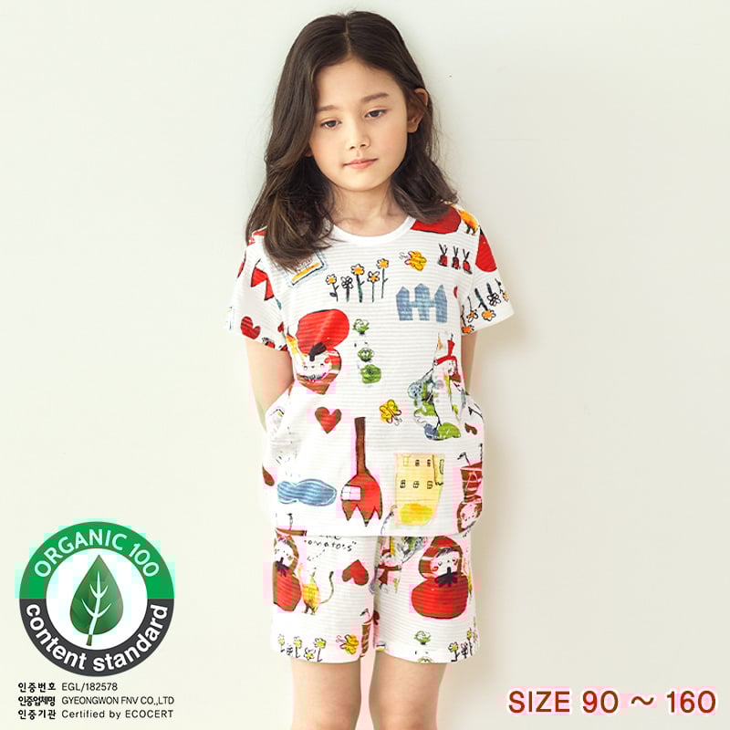 [Lẻ size] Bộ đồ ngắn cotton cho bé trai lẻ size U8001