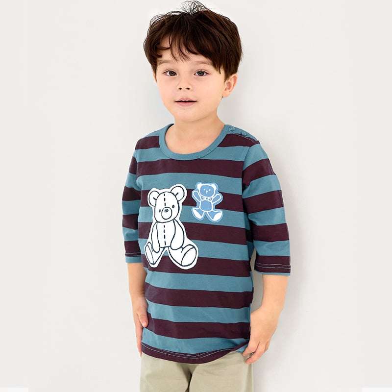 Bộ đồ lửng cotton mịn bé trai và bé gái U2111